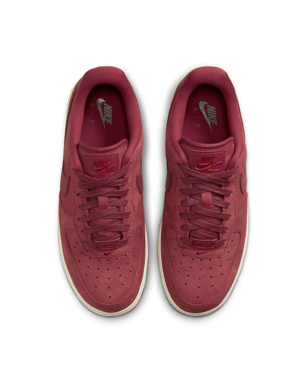 Nike Red (Wmns) Air Force 1 Low Premium 'Team'