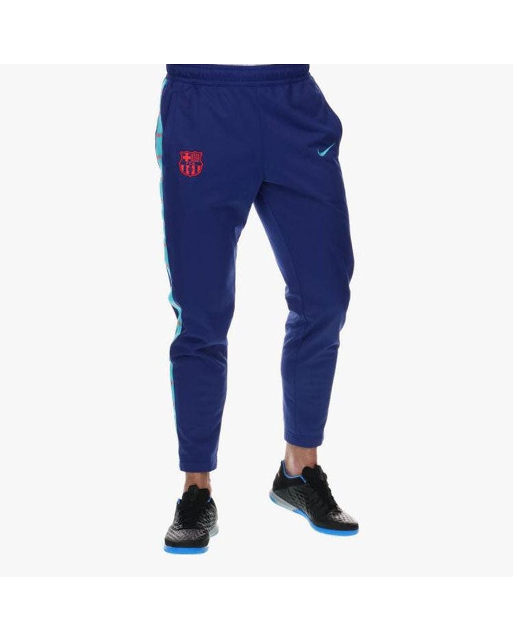 Nike Blue Jdi Logo Printing Sports Pants/Trousers/Joggers Deep Sapphire for men