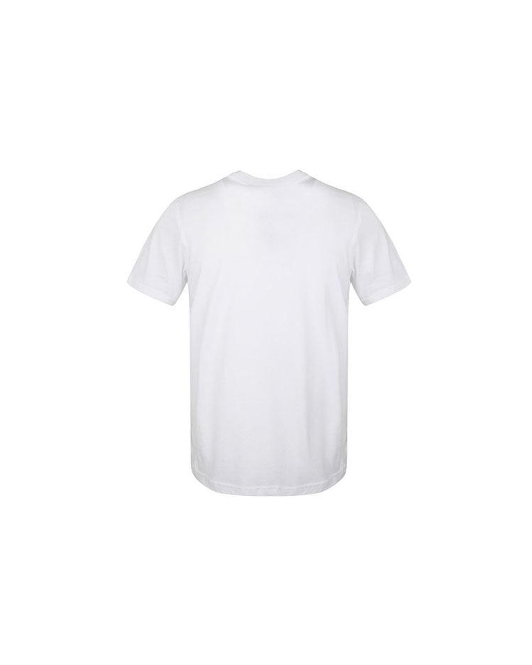 Adidas White Originals Bandana Trefoil Pattern Logo Printing Round Neck Short Sleeve T-Shirt for men