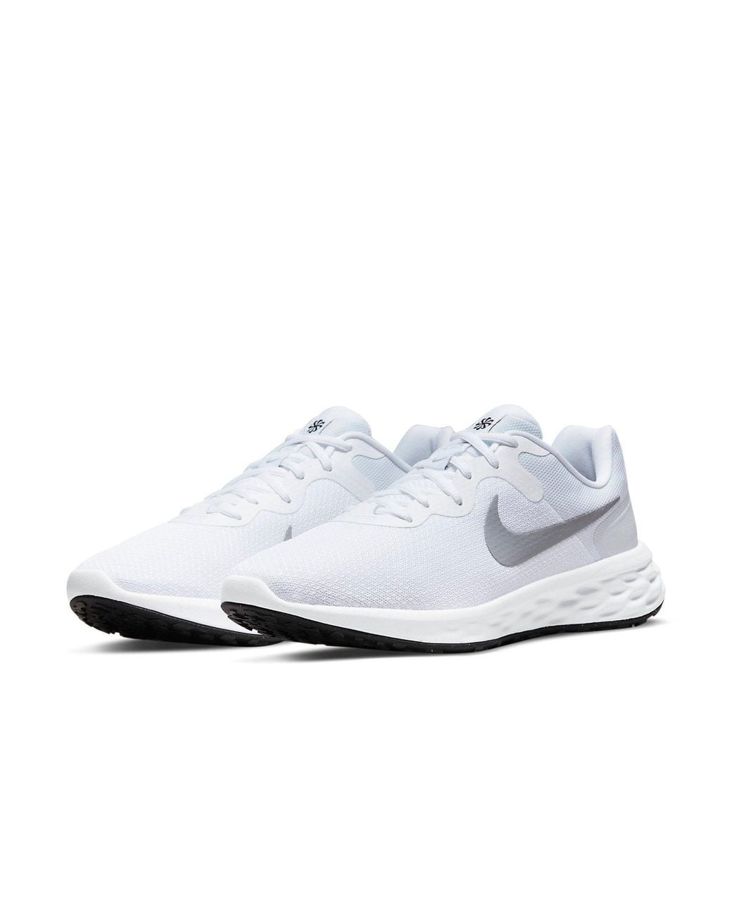 Nike White Revolution 6 Next Nature Pure Platinum' for men