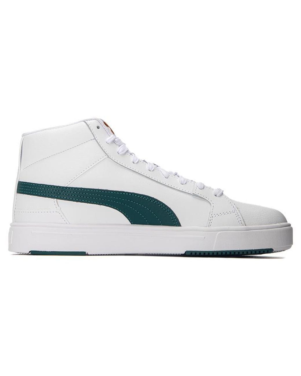 PUMA White Serve Pro Lite Mid for men