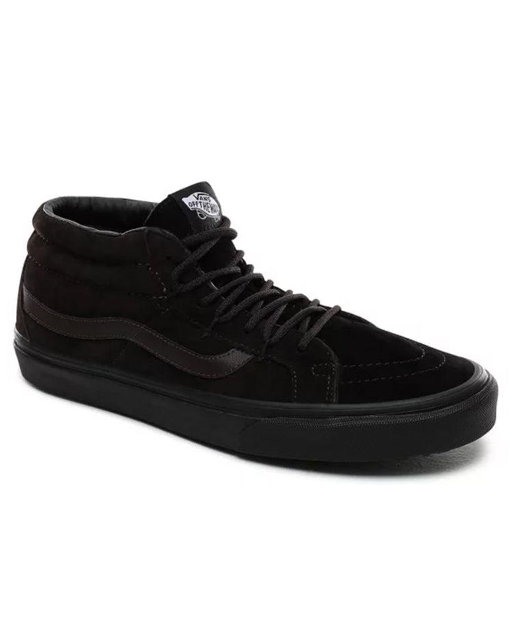 Vans Black Sk8-Mid Reissue Ghillie Mte for men