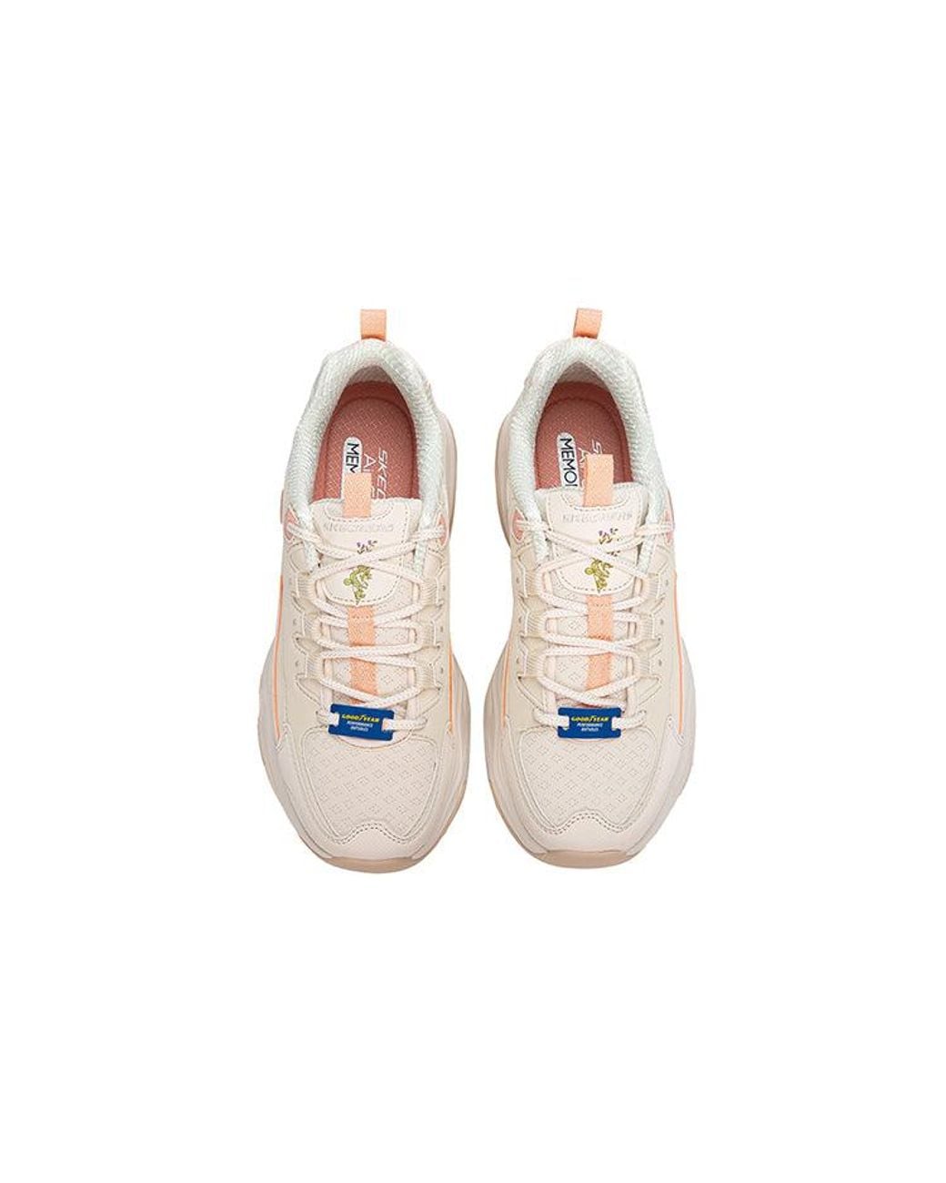 Skechers White (Wmns) D'Lites 4.0