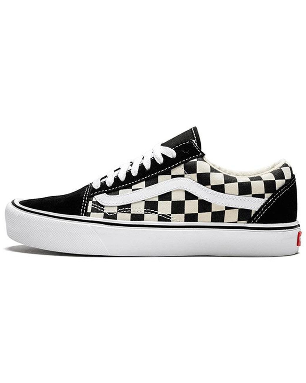 Vans Old Skool Lite 'checkerboard' in Black for Men | Lyst