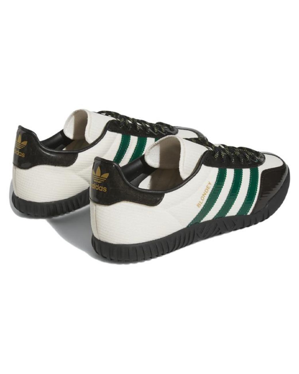 adidas gazelle silver green womens A.B. Gazelle Indoor (Blondey) – Premier