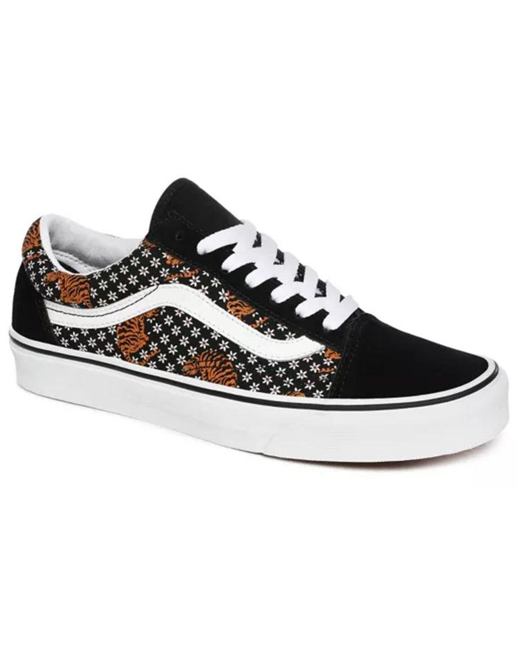 Vans Black Old Skool 'Tiger Floral' for men