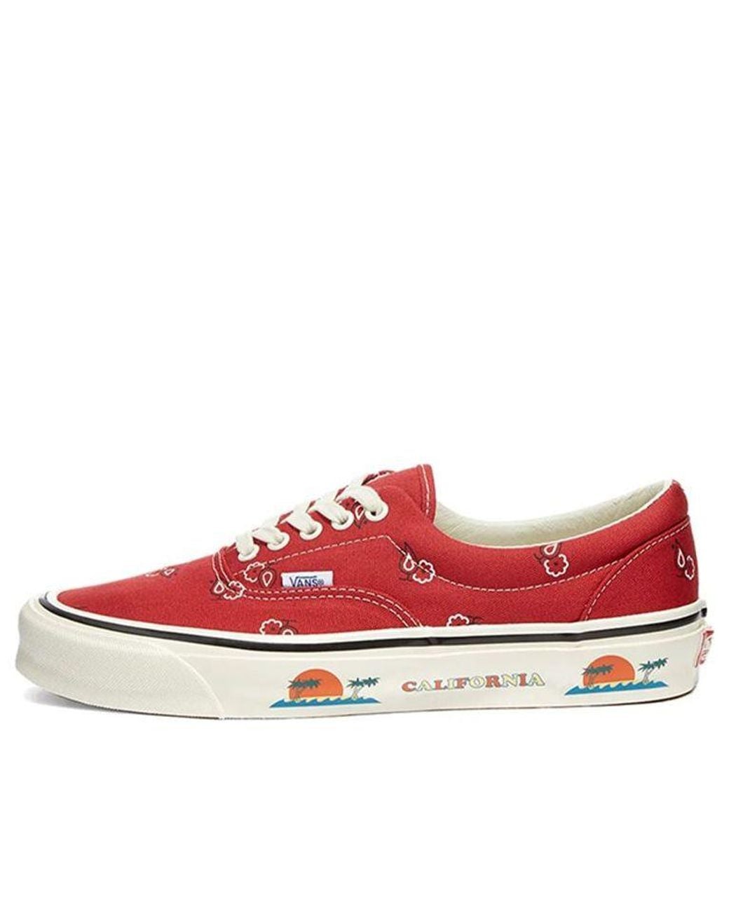 Vans Red Og Era Lx 'Paisley for men