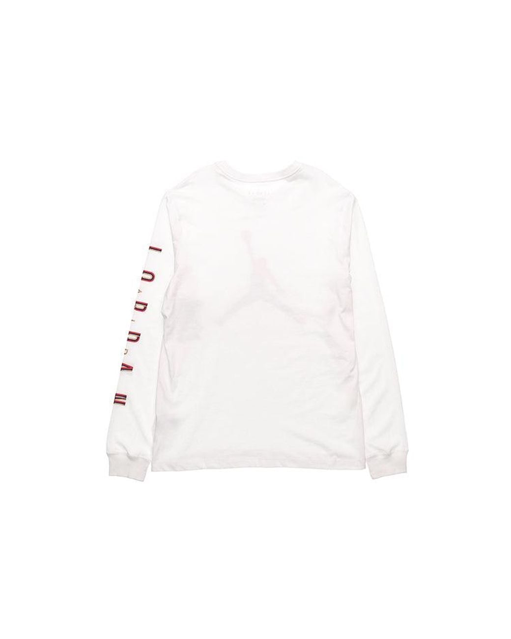 Nike White Alphabet Multi-Color Logo Round Neck Long Sleeves for men