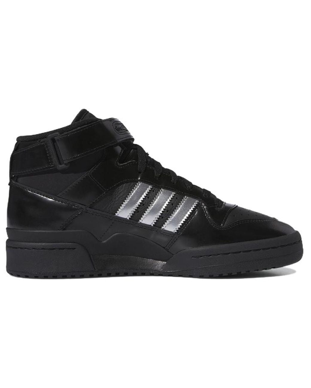 adidas forum mid core black