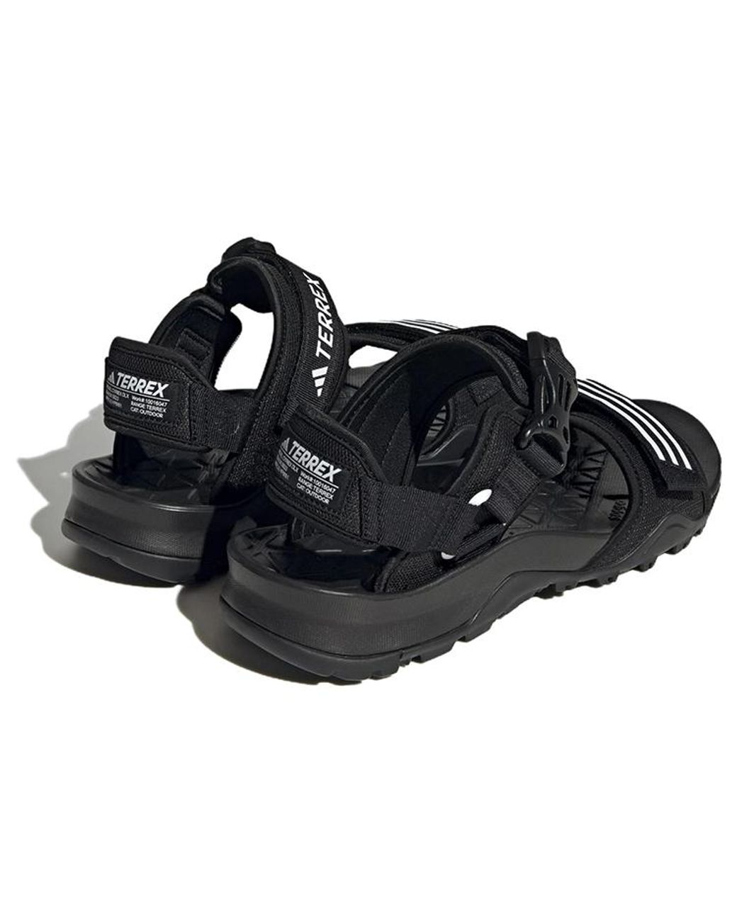 Adidas Black Terrex Cyprex Ultra Dlx Sandals for men