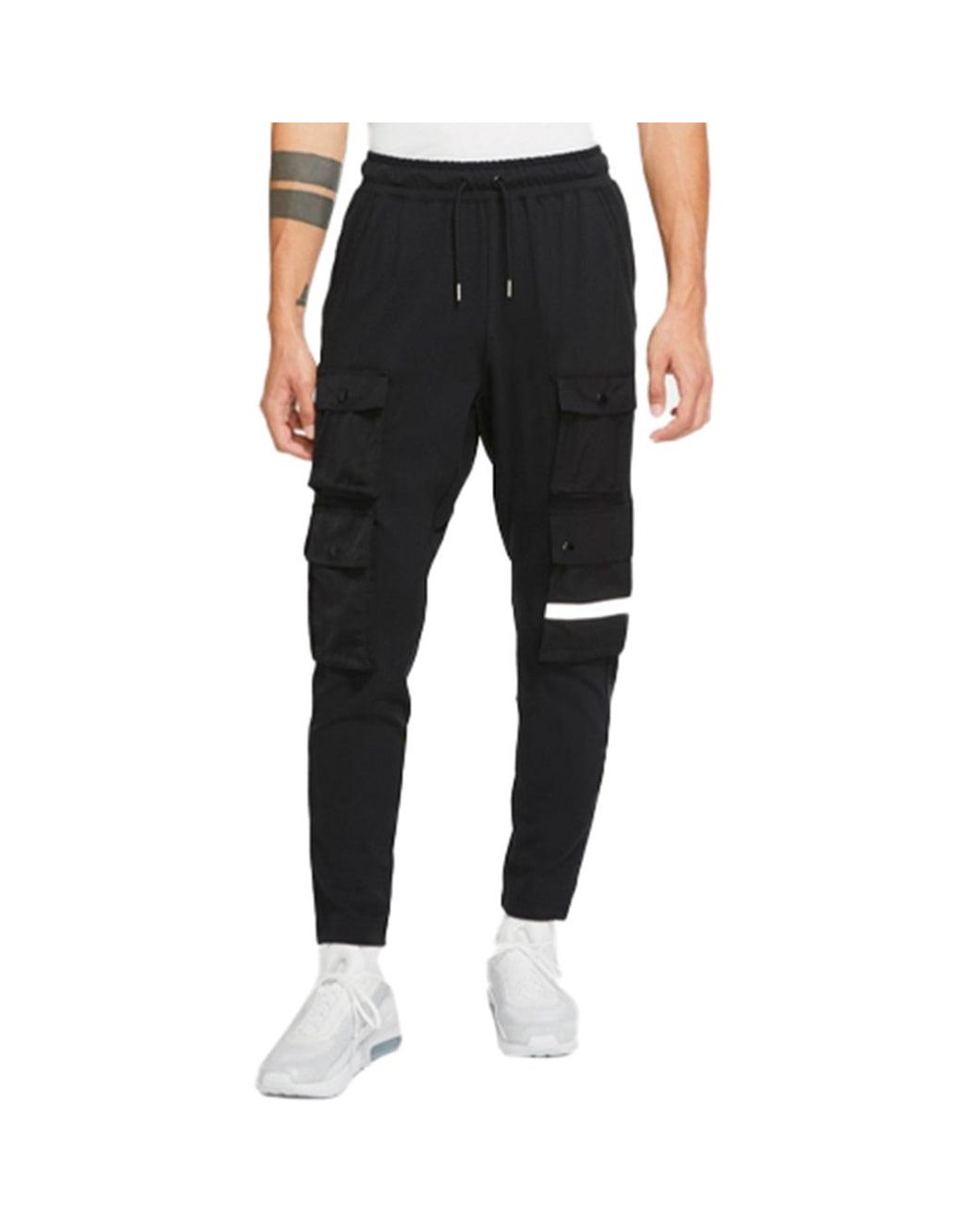 Nike Blue Cargo Pocket Knit Sports Long Pants for men