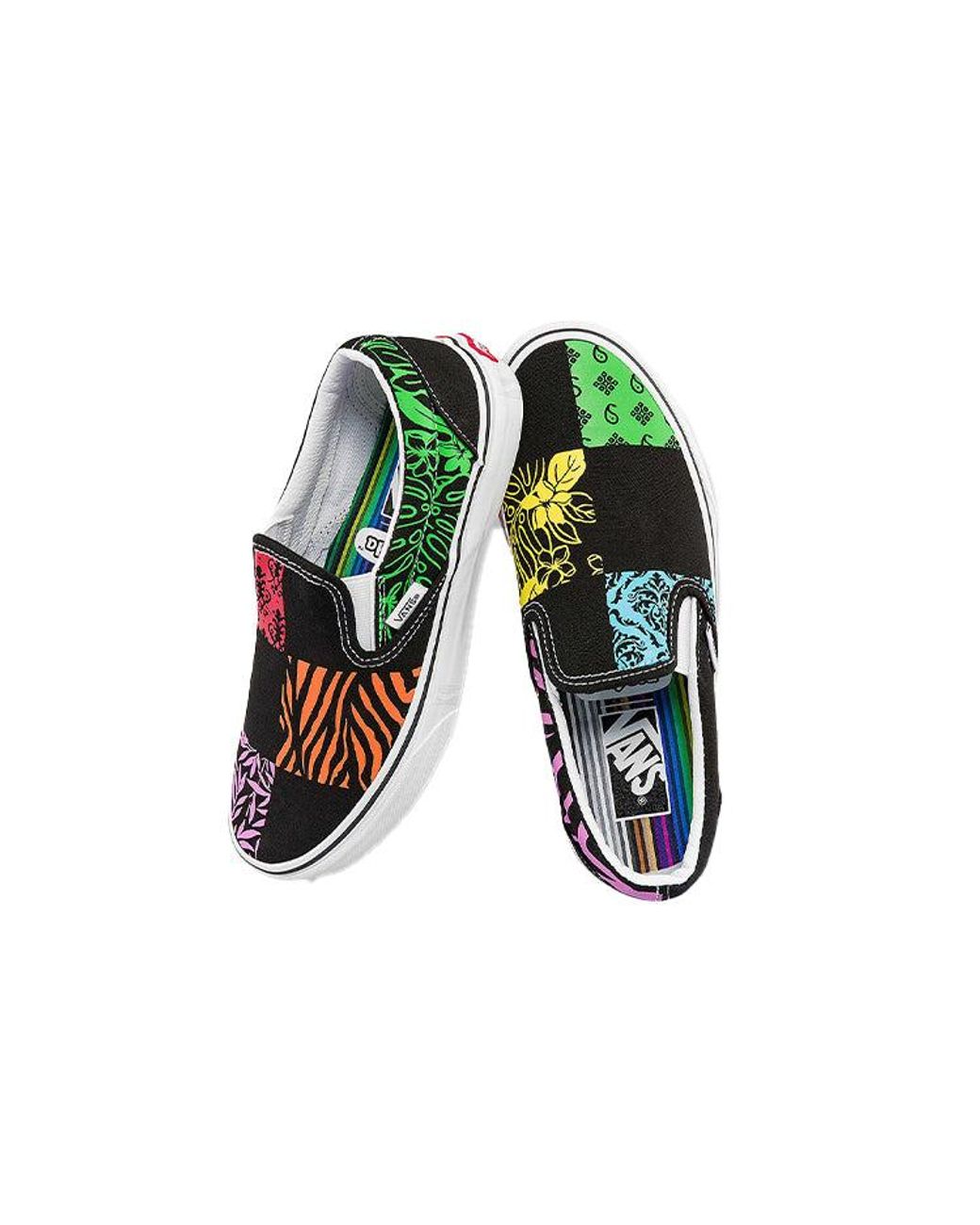 Vans Green Slip-On Classic X Crayola Multi' for men