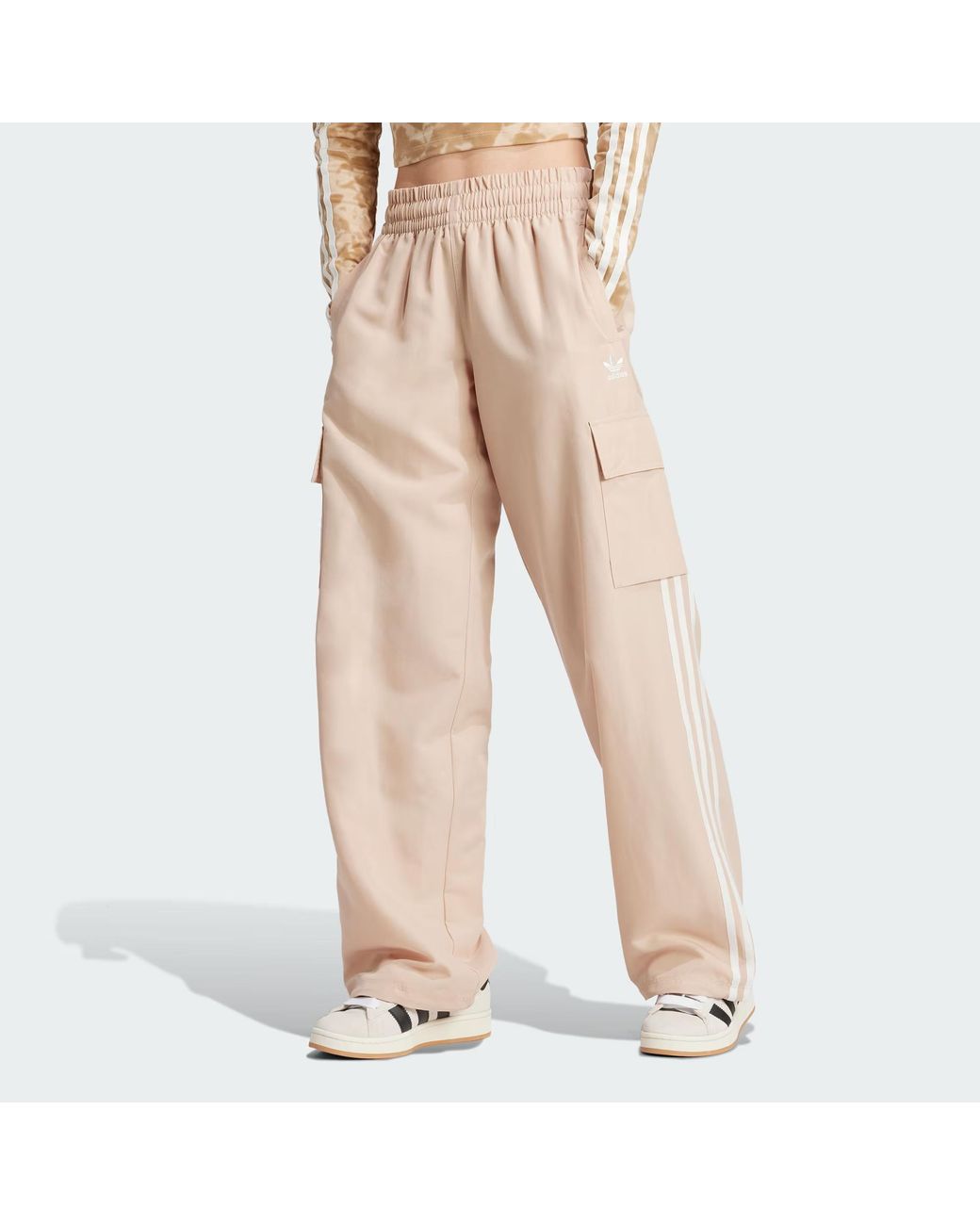 Adidas Natural (Wmns) Originals Adicolor Cargo Tracksuit Bottoms Asia Sizing