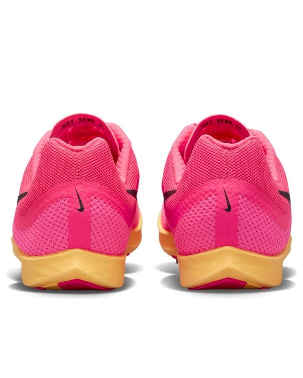 Nike Pink Air Zoom Rival Distance Spikes 'Hyper Laser' for men