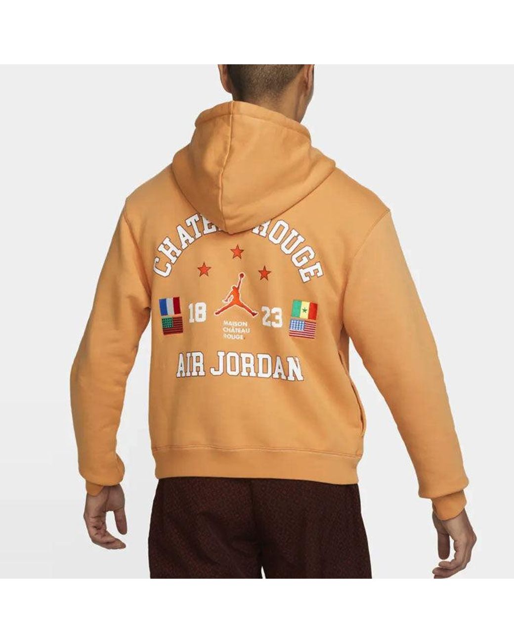 Nike Orange X Maison Chateau Rouge Crossover Hoodie for men