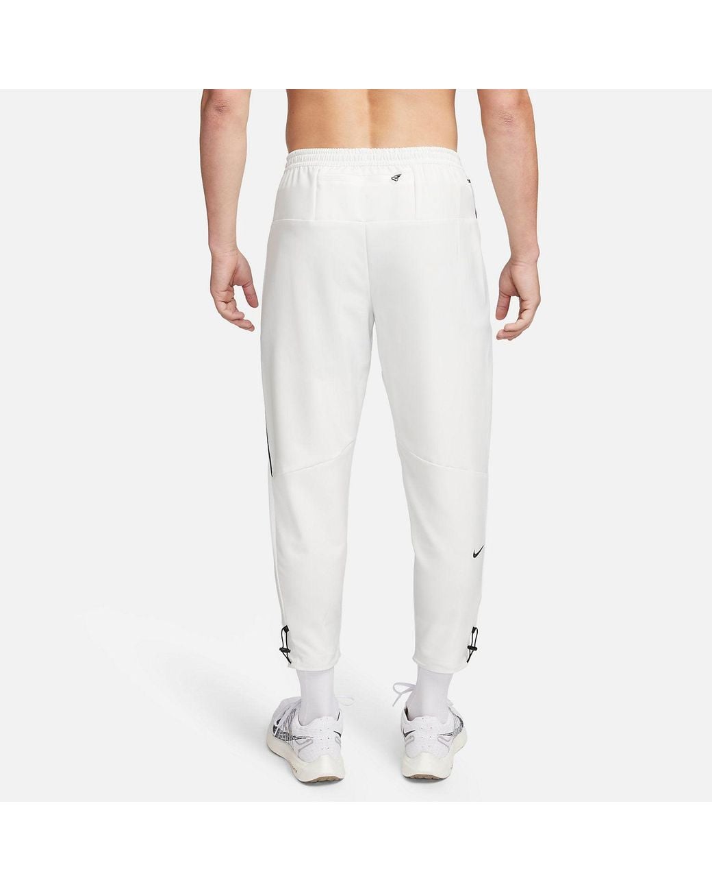 Nike White Challenger Track Club Dri-Fit Running Trousers for men