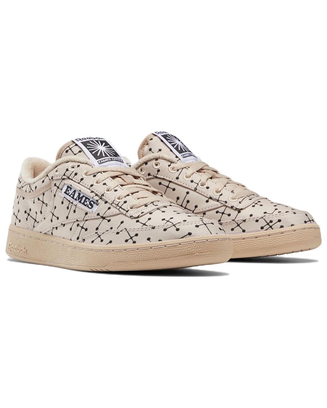 Reebok White Eames Office X Club C 85 'Dot Pattern'