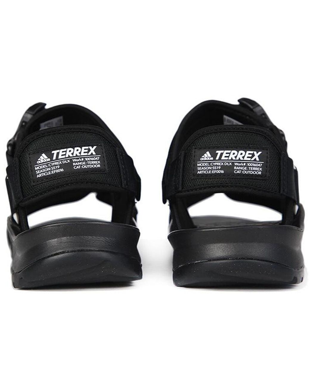 Adidas Black Terrex Cyprex Ultra 2 Dlx Sandal for men