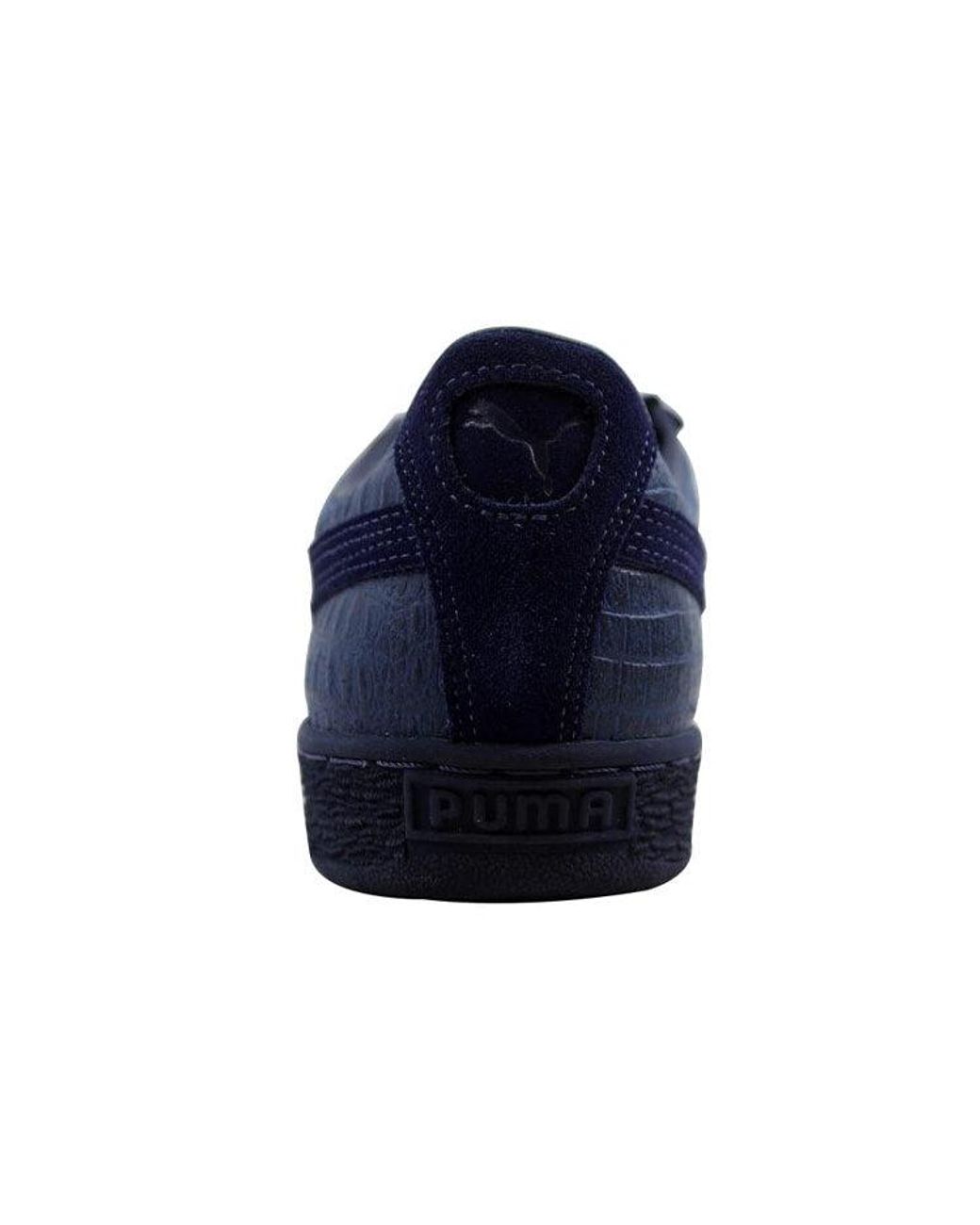 PUMA Blue Suede Classic Emboss 'Peacoat' for men