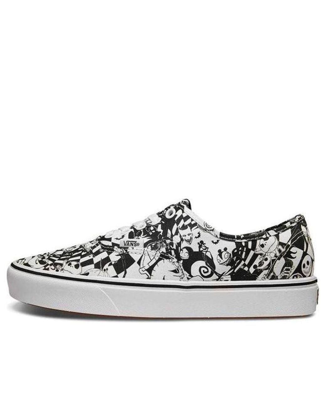 Vans White The Nightmare Before Christmas X Comfycush Authentic 'Collage' for men