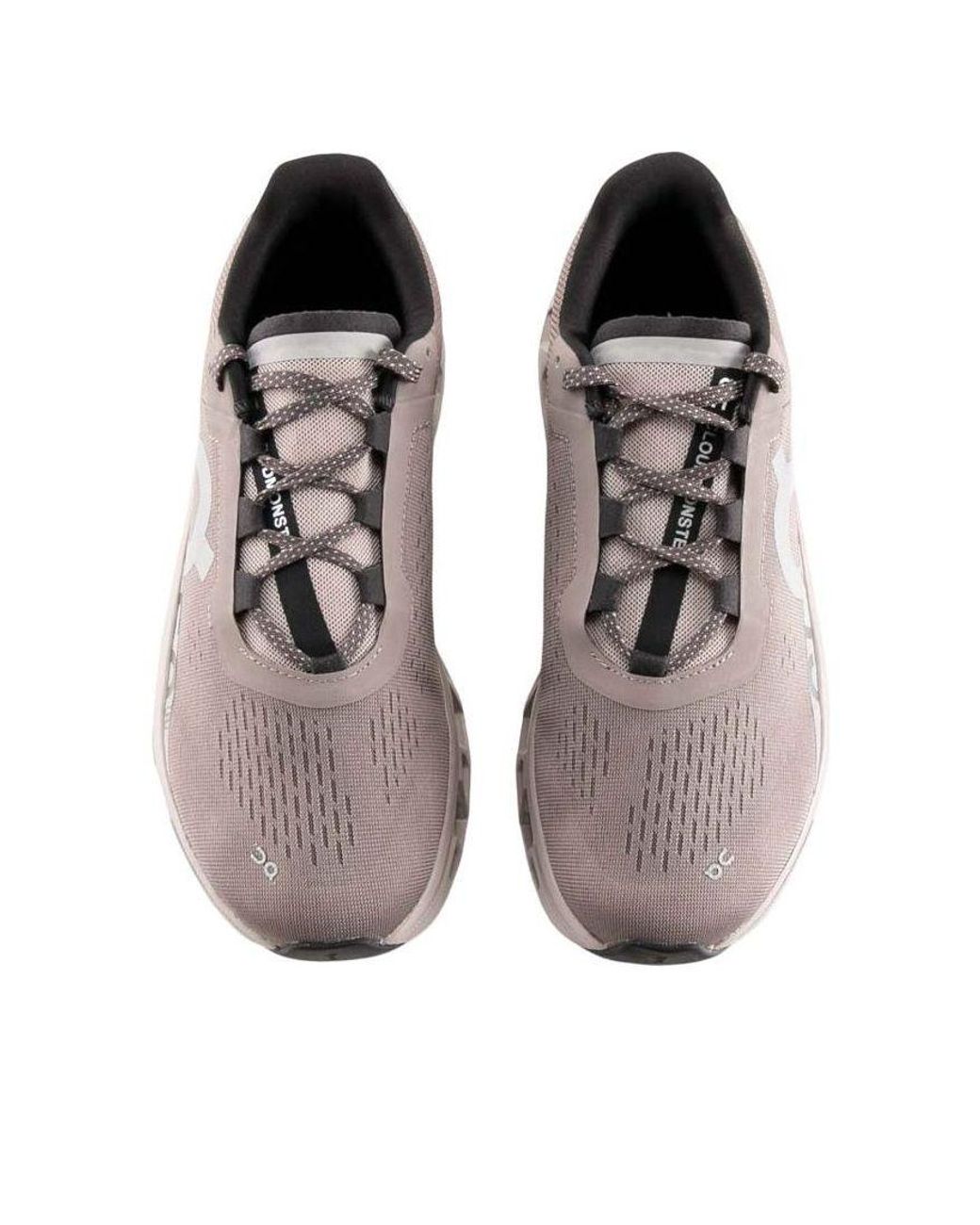 On Shoes Brown Cloudmonster 'Cinder Fog' for men