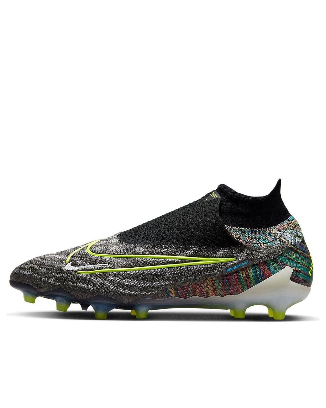 Nike Black Phantom Gx Elite Gripknit Df Fusion Fg Volt' for men
