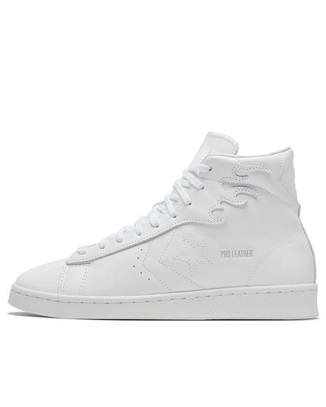 Converse White Pro Leather Flames' for men