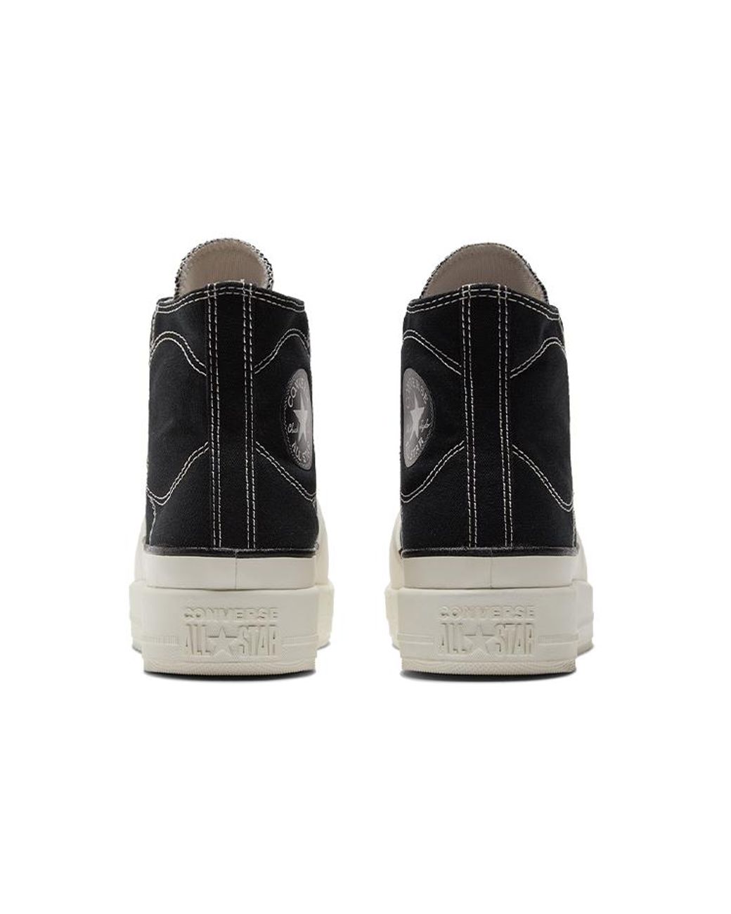 Converse Black Chuck Taylor All Star Construct Hi for men