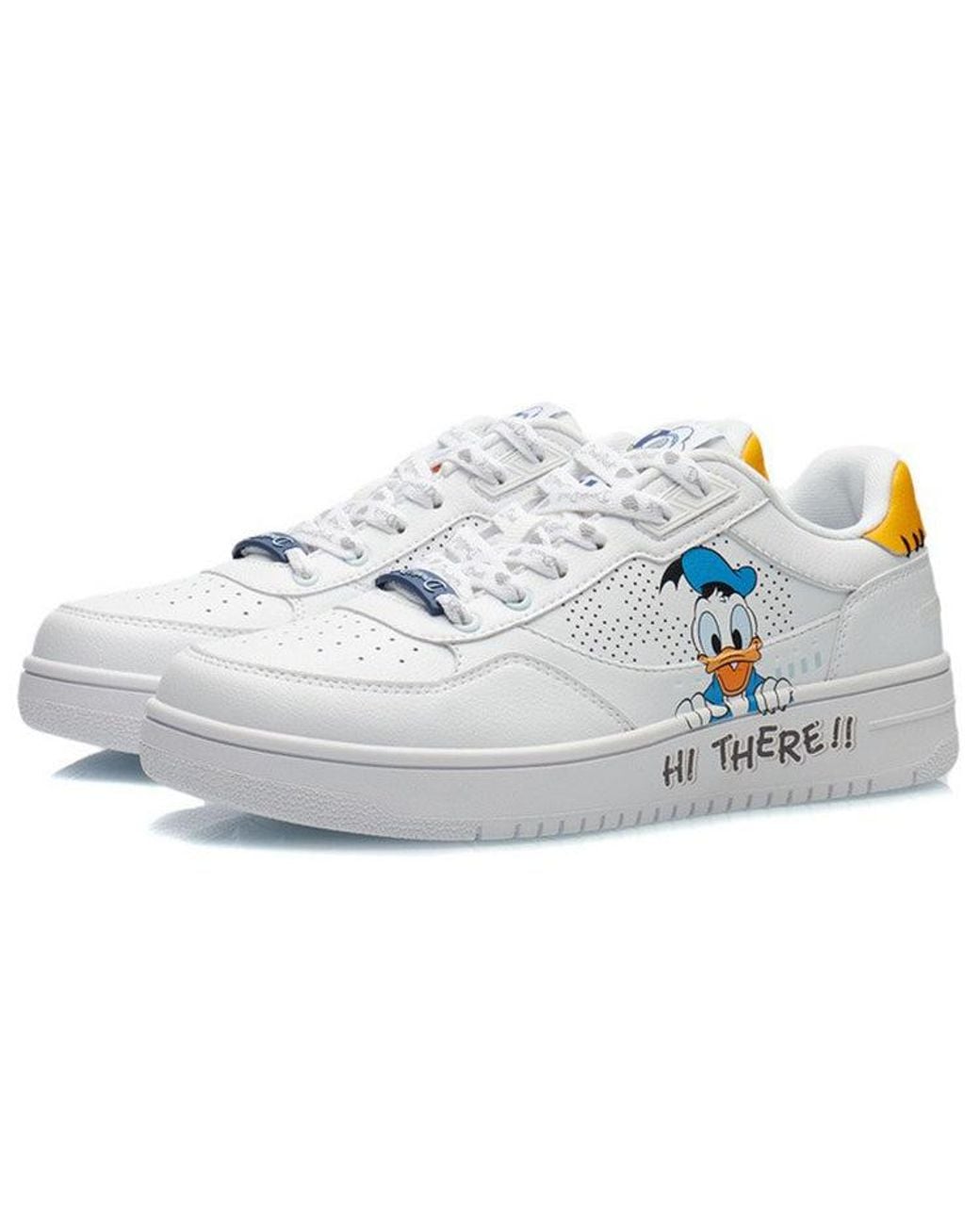 Li-ning White Classic Skateboarding X Disney Donald Duck for men