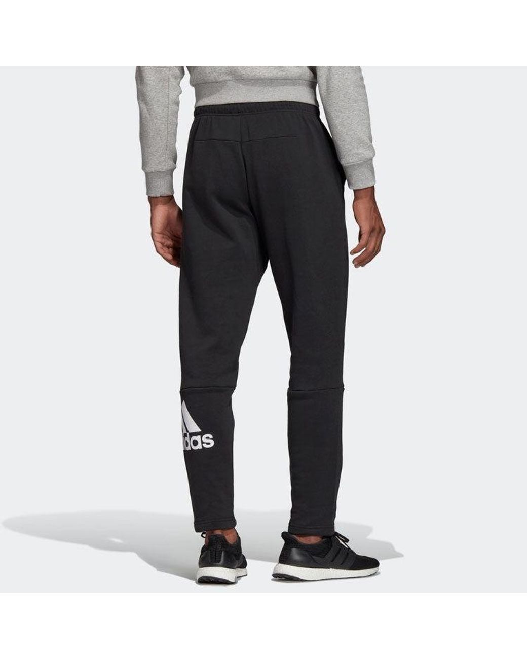 Adidas Black Mh Bos Pnt Fl Sports Trouser for men