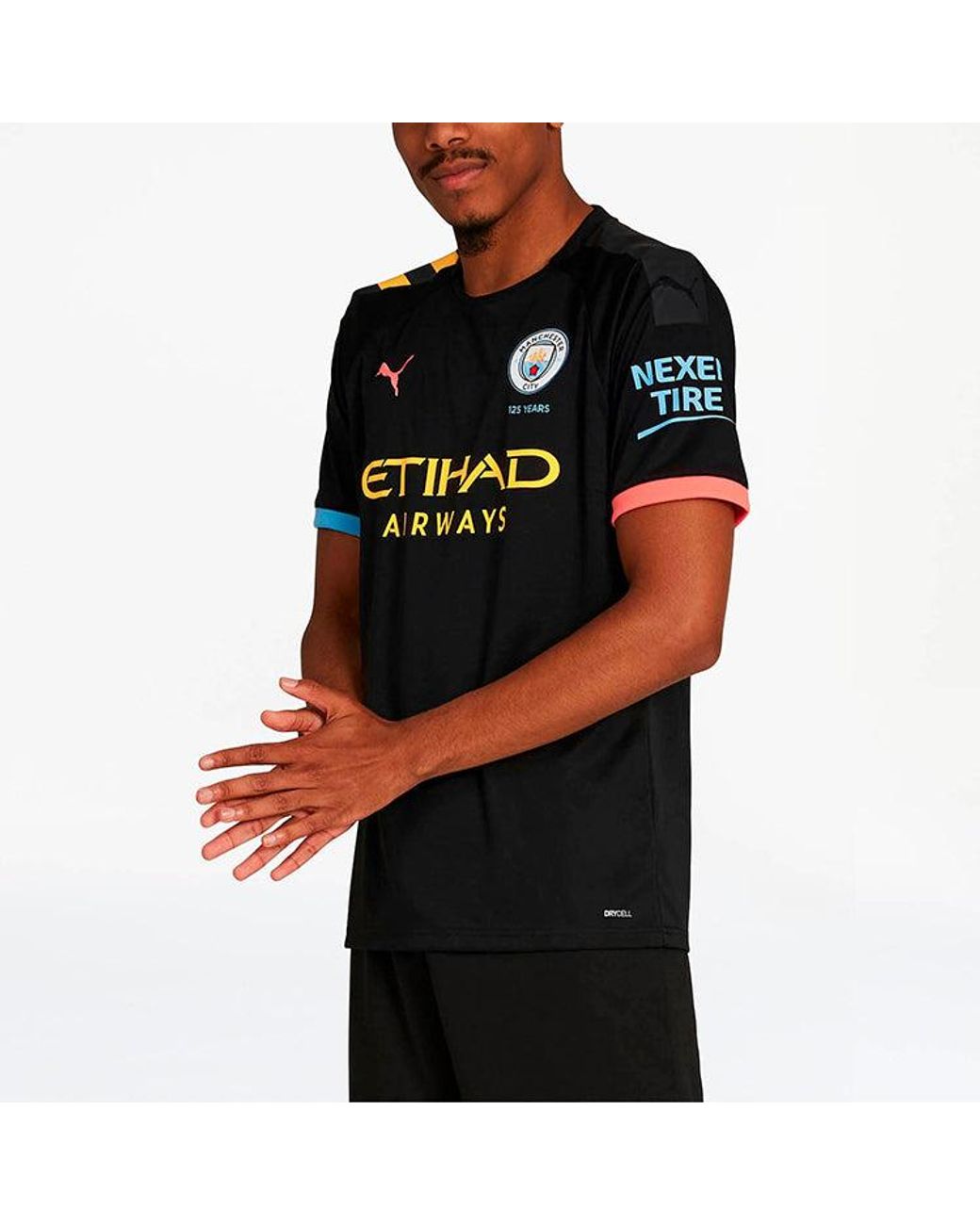 PUMA Black Manchester City 19/20 Away Jersey for men