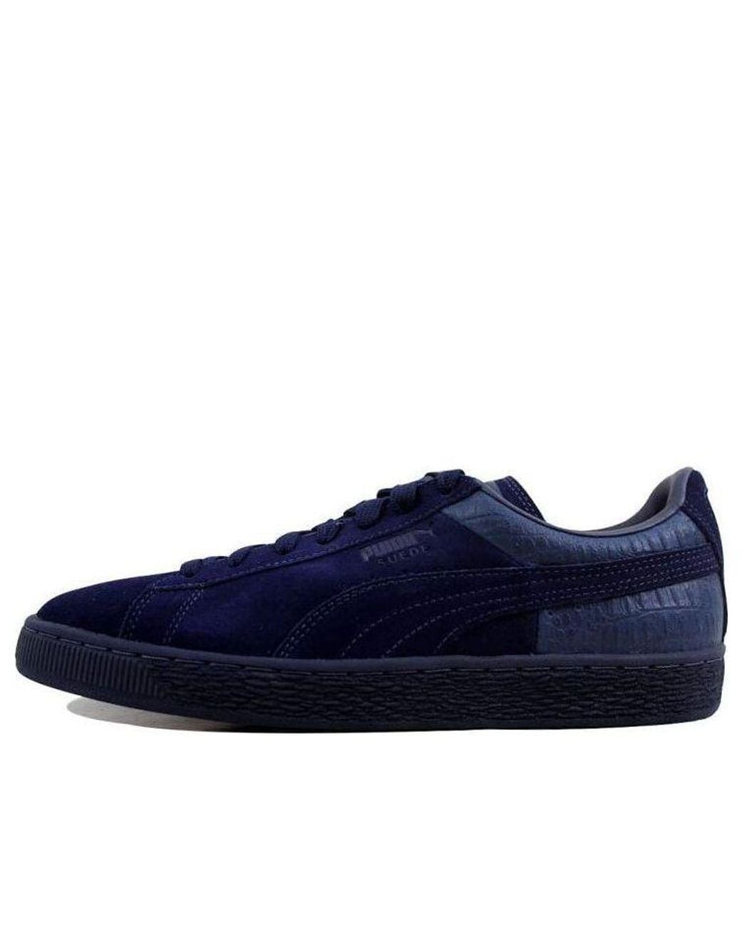 PUMA Blue Suede Classic Emboss 'Peacoat' for men
