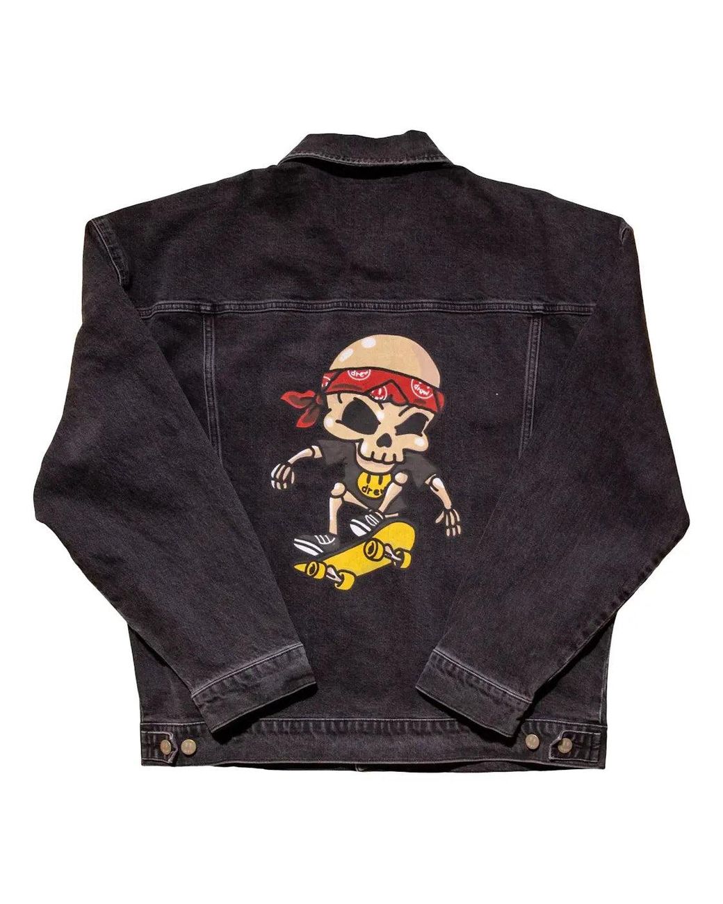 Drew House Black Hearty Trucker Jacket 'Medium Wash' for men