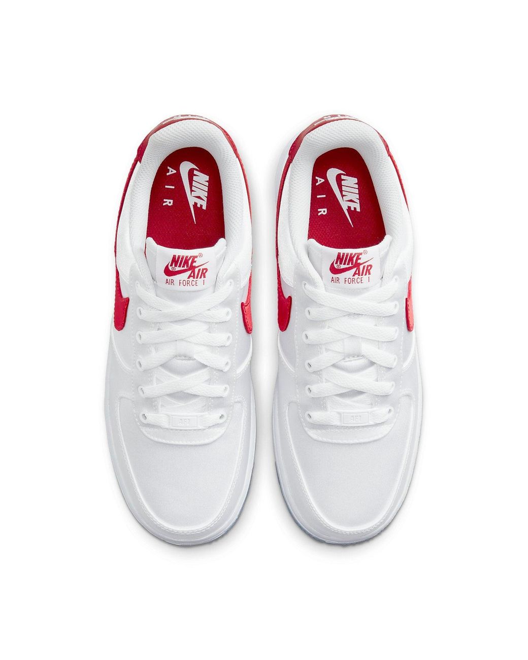 Nike White (Wmns) Air Force 1 Low '07 'Satin Varsity'
