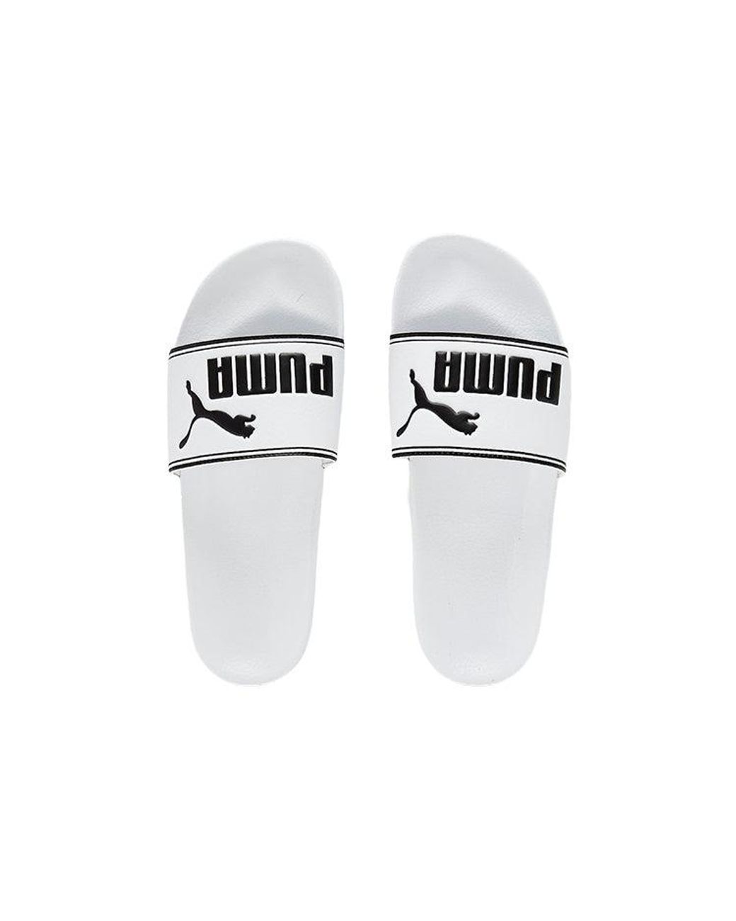 PUMA White Leadcat Slide for men