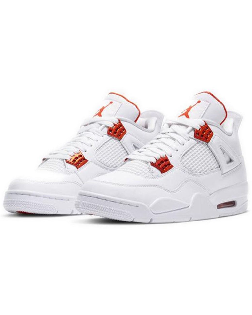 Nike White 4 Retro Metallic' for men