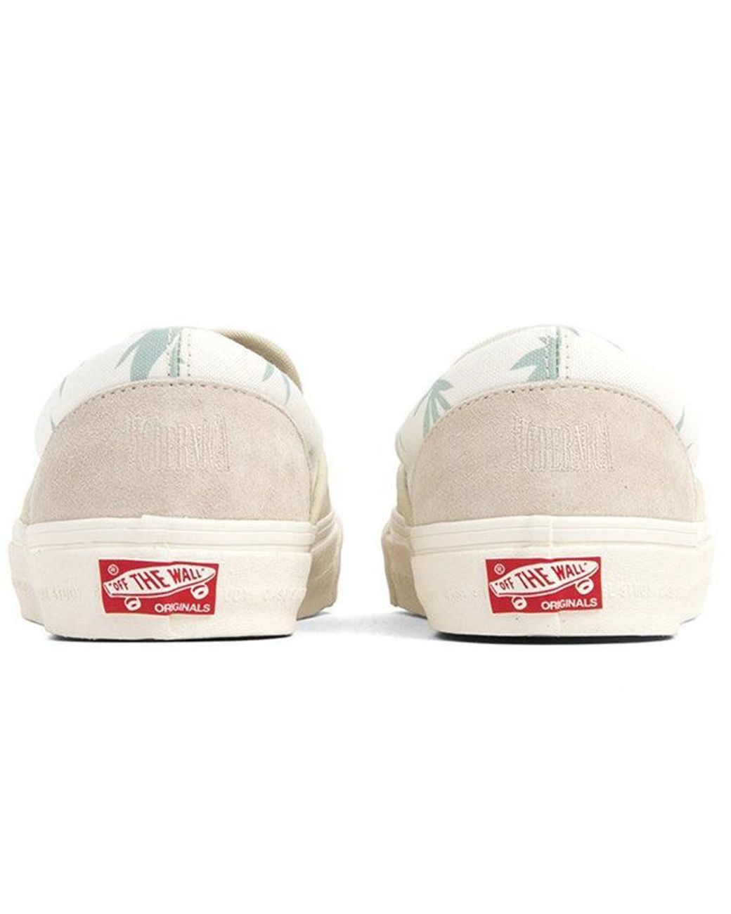 Vans White Modernica X Og Classic Slip-On Lx 'Palm Leaf' for men