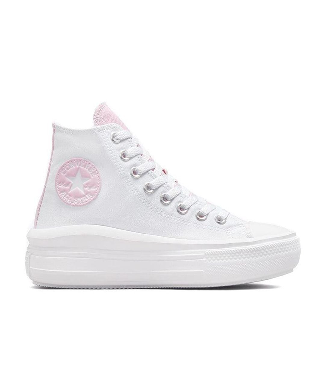 Converse White (Wmns) Chuck Taylor All Star Move High 'Hybrid Floral