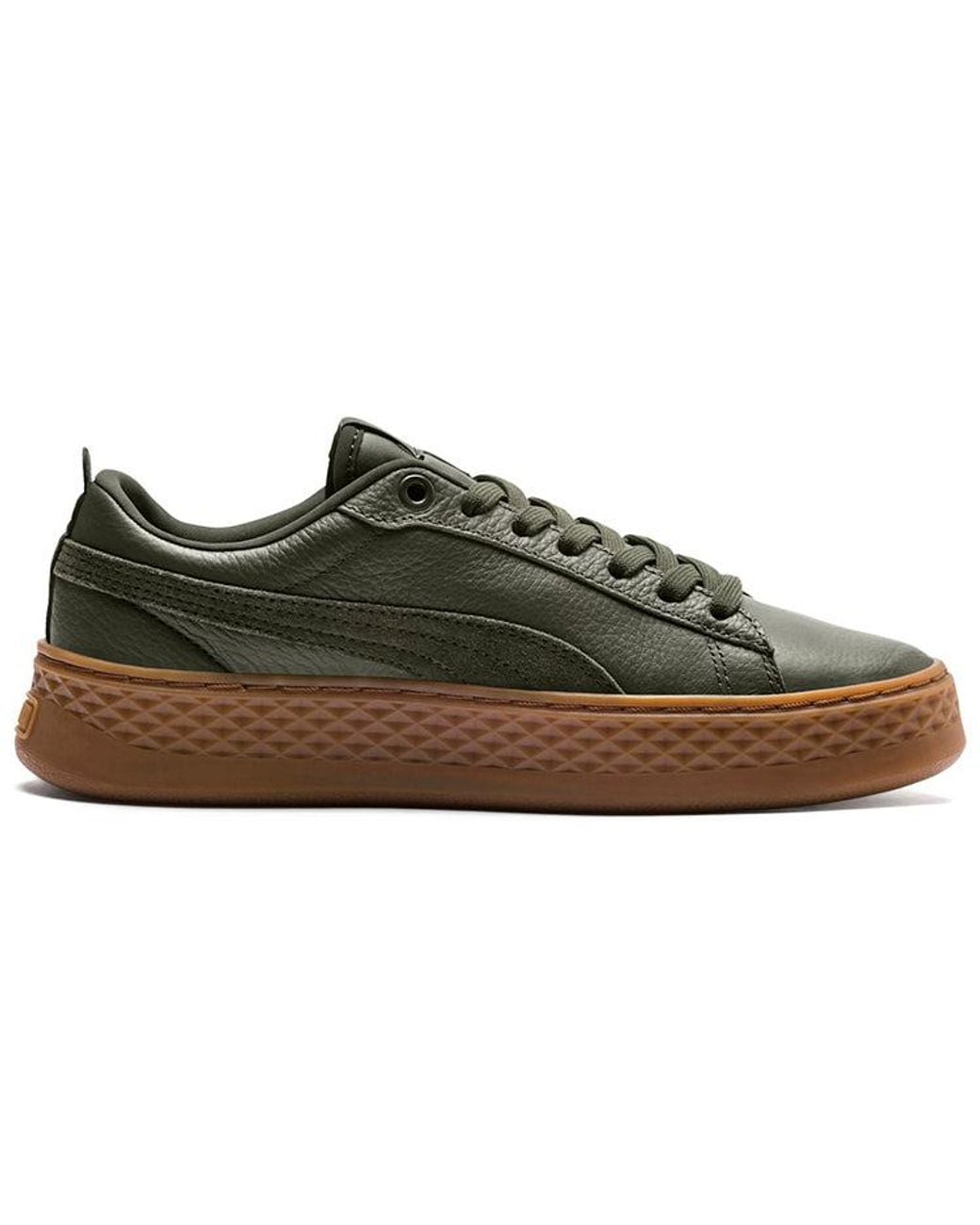 PUMA Brown (Wmns) Smash Platform Softfoam