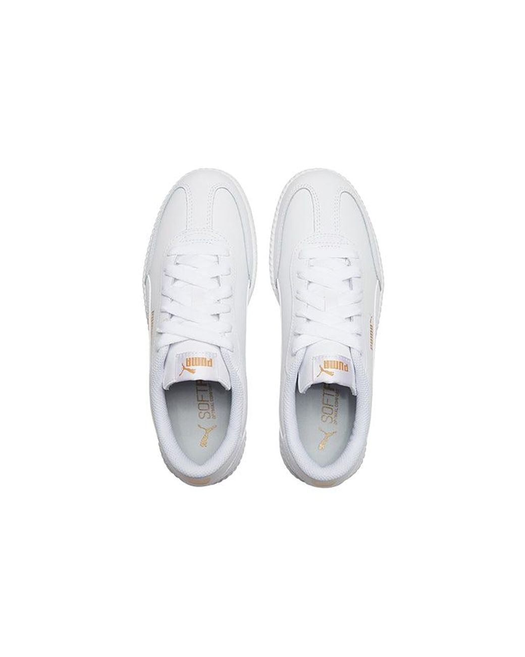 PUMA White Astro Cup L/ Low Casual Board Shoes for men
