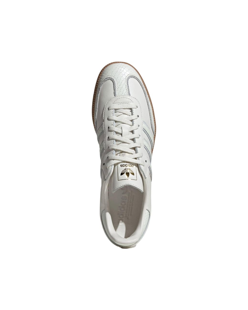 Adidas White Samba 'Core Snakeskin' for men