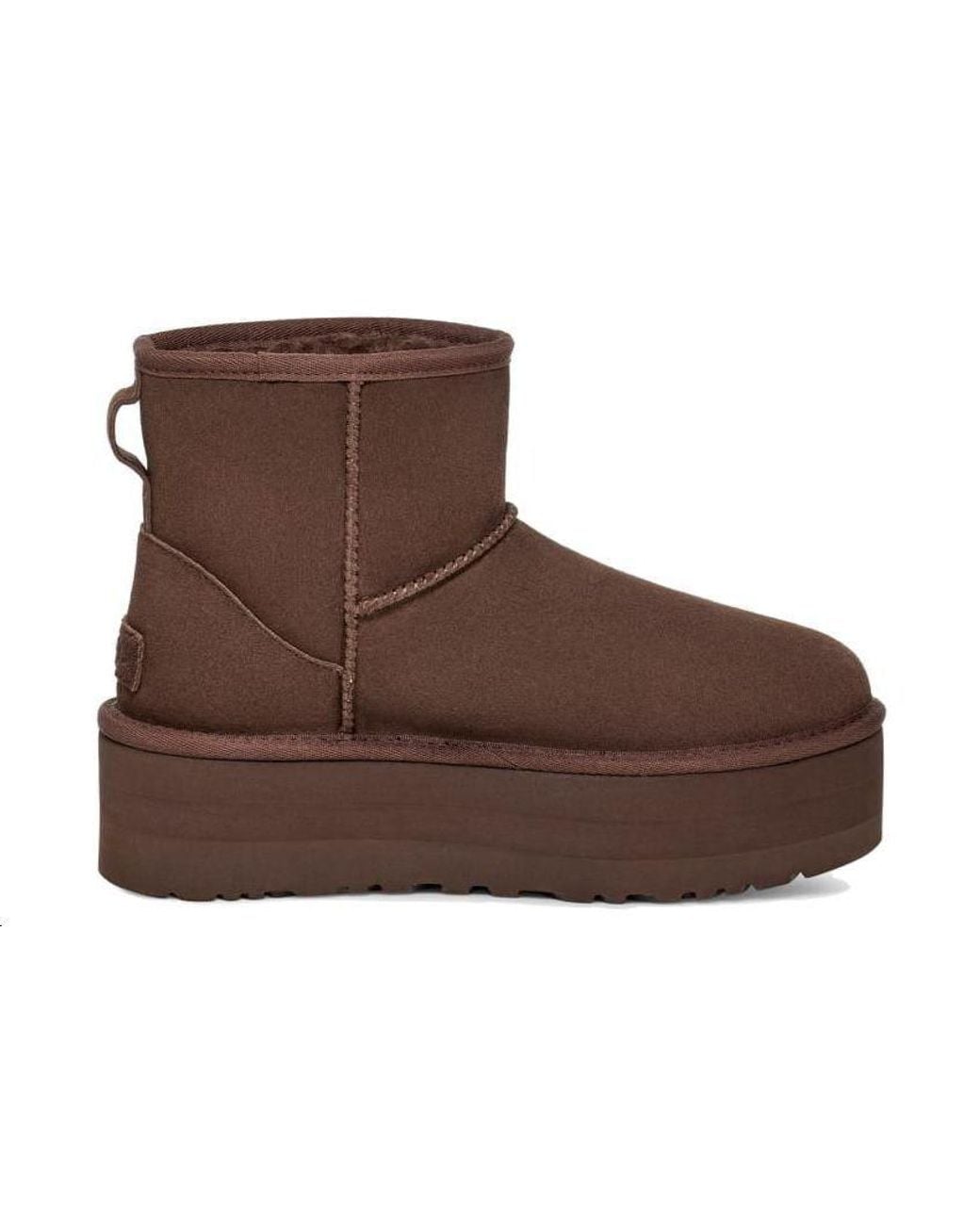 Ugg Brown (Wmns) Classic Mini Platform 'Burnt Cedar'