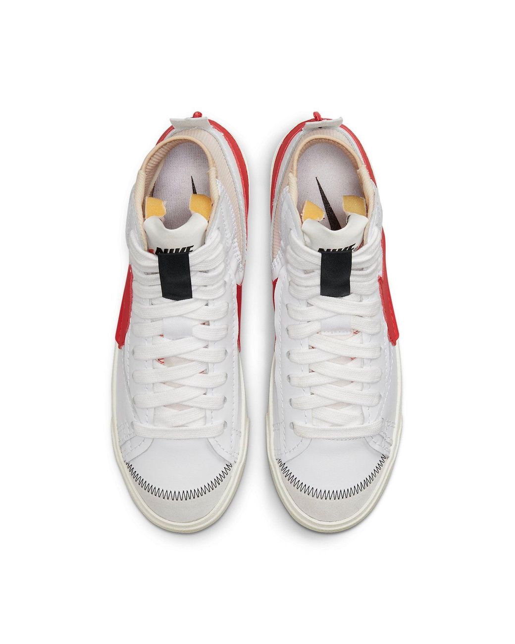 Nike White Blazer Mid 77 Jumbo Sneakers for men