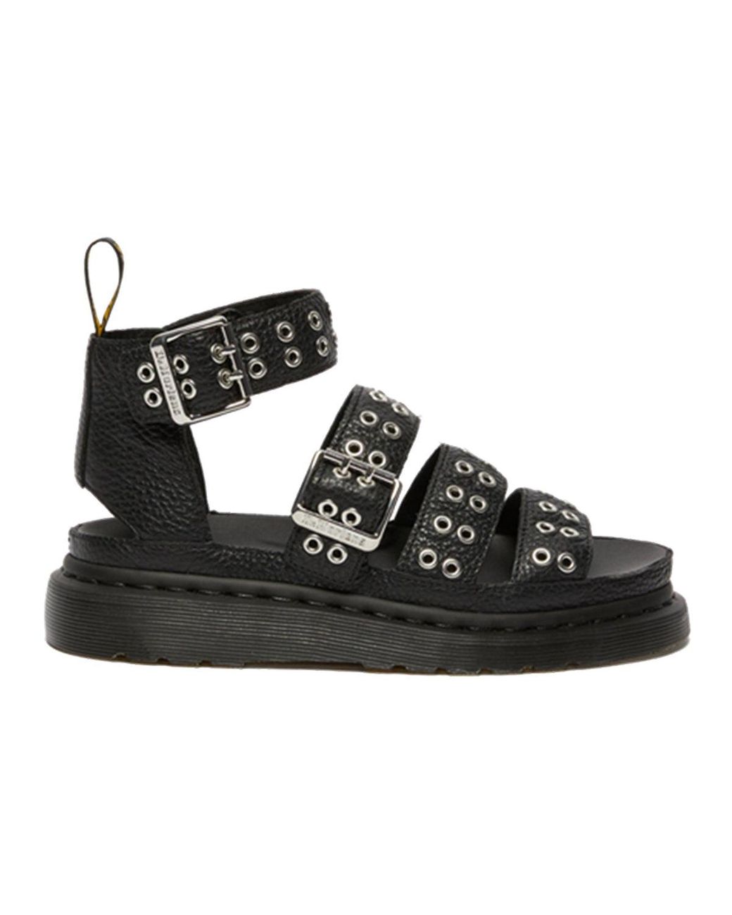 Dr. Martens Black (Wmns) Lightweight Sponge Cake Bottom Sandals