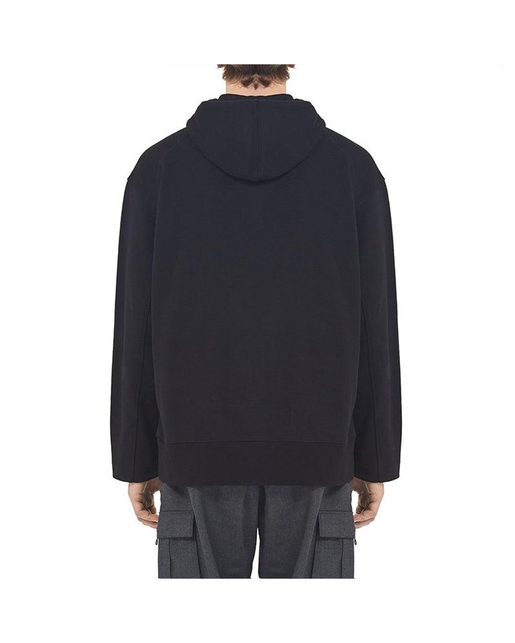 Adidas Blue Y-3 Solid Color Hooded for men