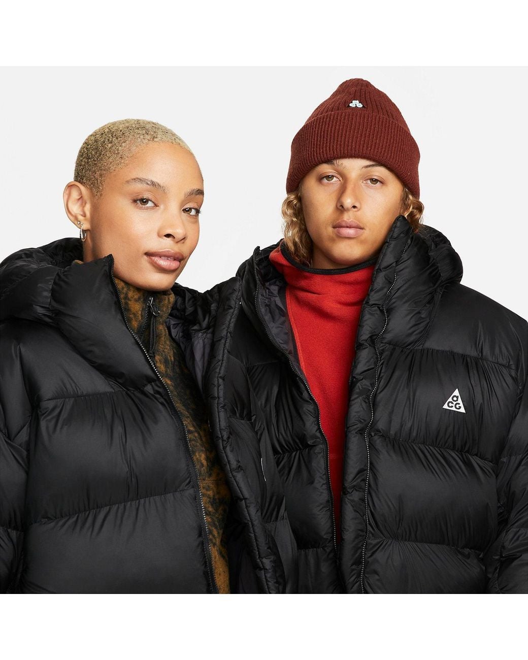 Nike Black Acg Lunar Lake Puffer Jacket 'Triple' for men
