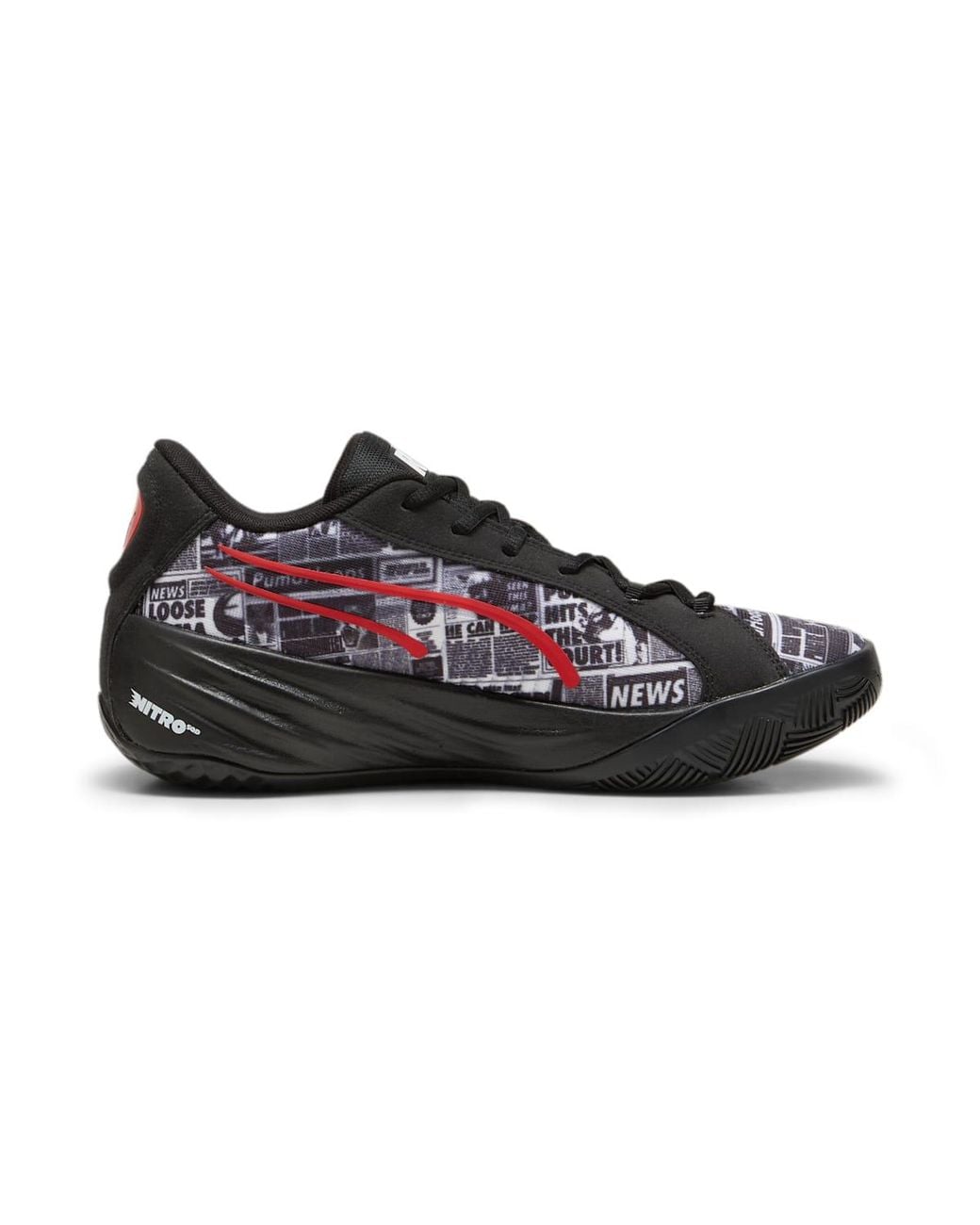 PUMA Black All-Pro Nitro Media Day Basketball Shoes, /For All Time for men
