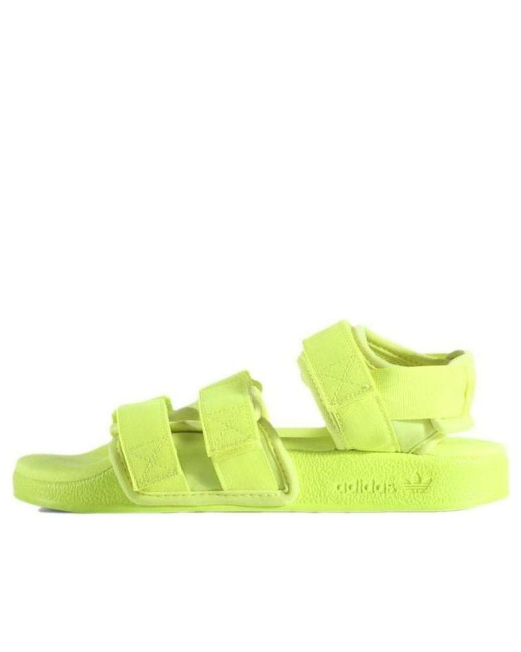 Adidas Yellow (Wmns) Originals Adilette 'Volt'