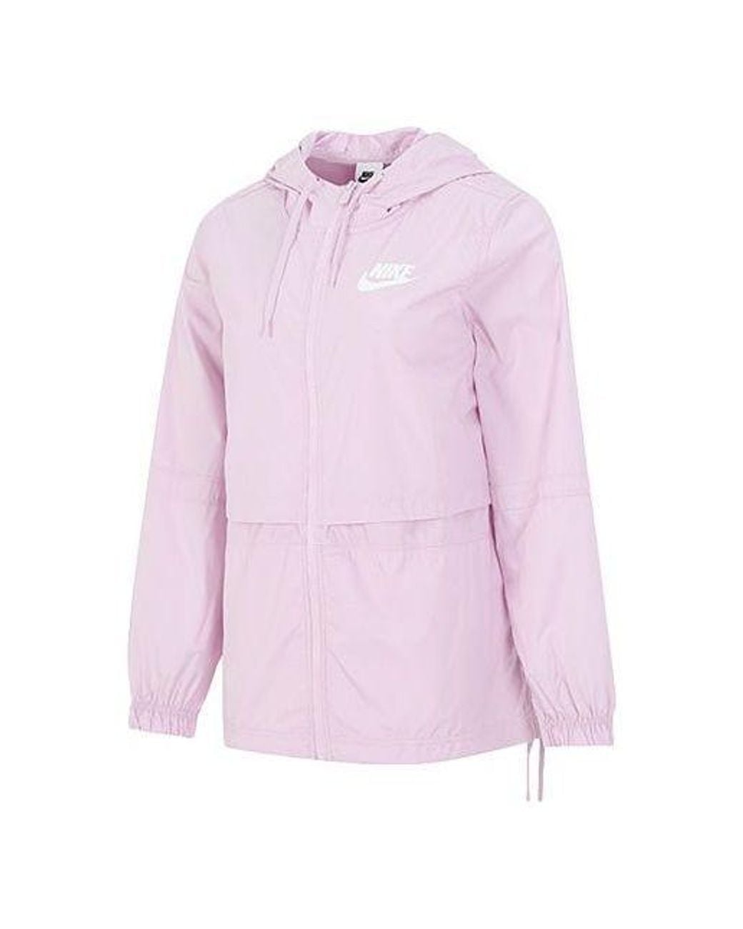 Nike Pink (Wmns) As W Sportswear Rpl Essntl Wvn Jkt Jacket Regal
