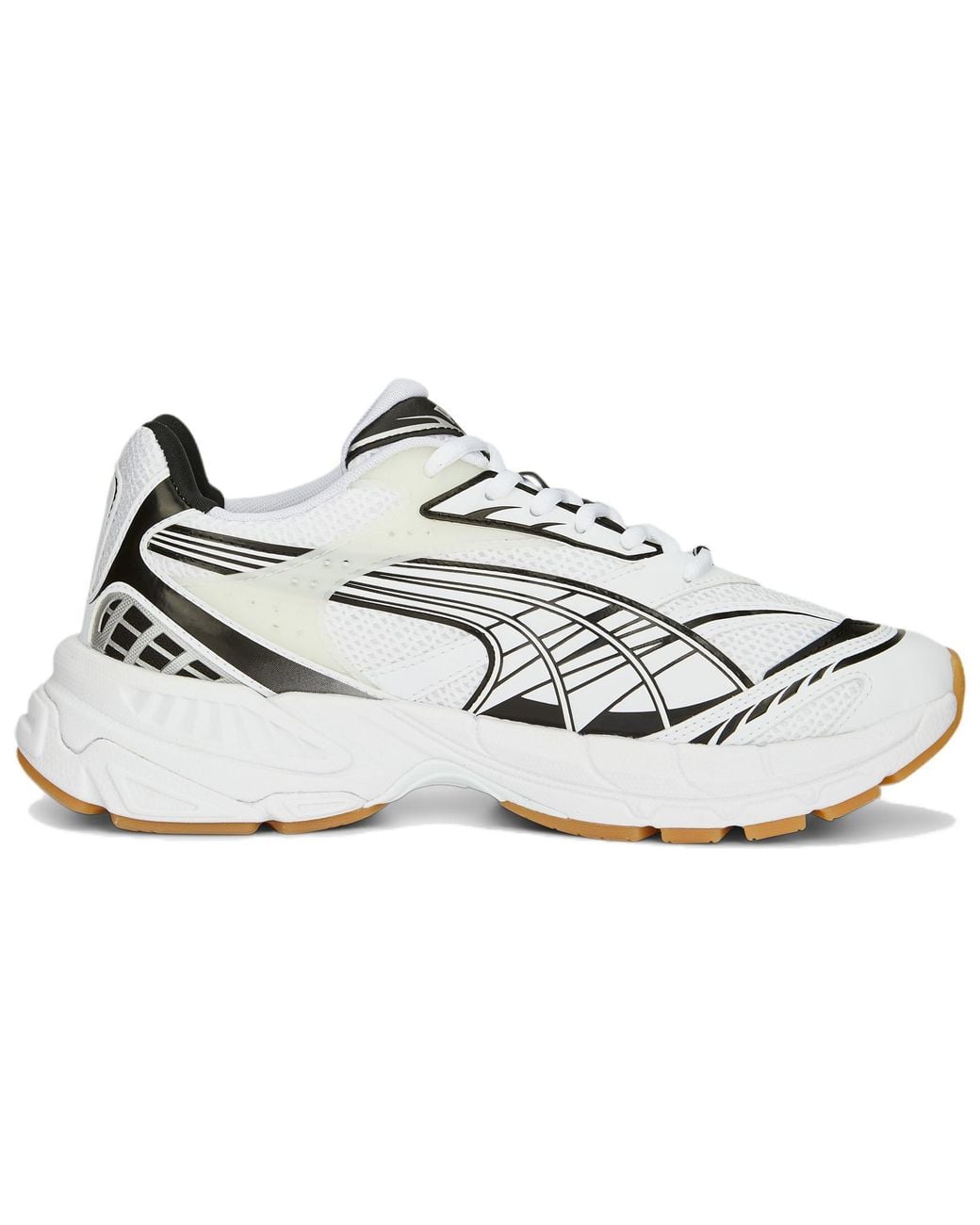 PUMA White Velophasis 'Technisch Gum'